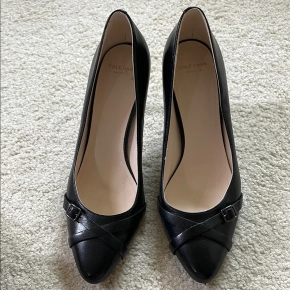 Cole Haan Black Heel Pumps - Picture 2 of 5